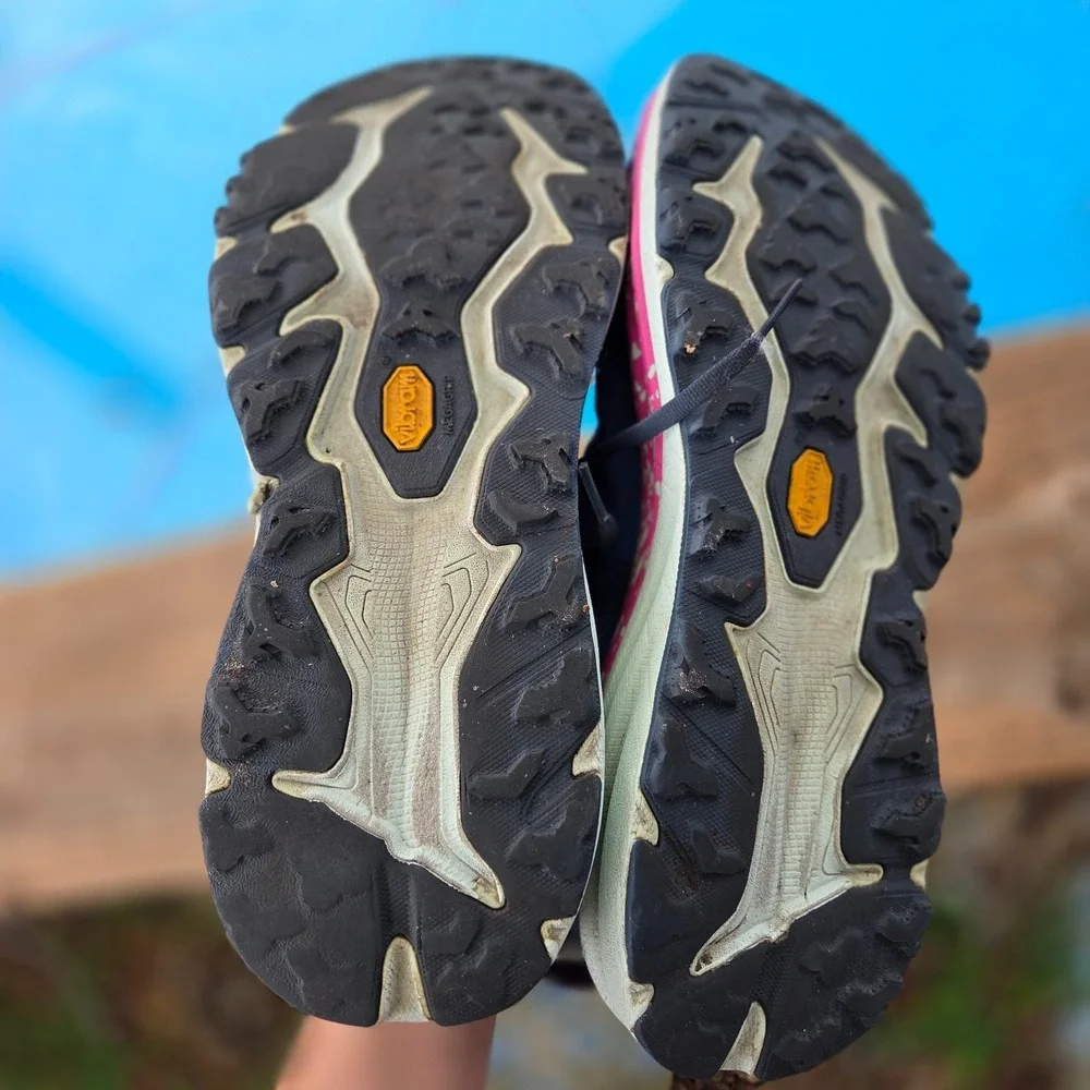 Hoka Speedgoat 6 Shoes Mens 13D Stormy Skies Aqua Breeze Trail Running